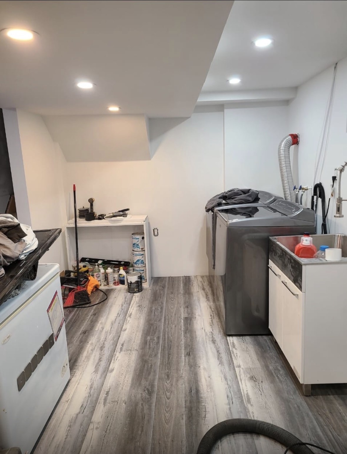 Finished laundry room renovation